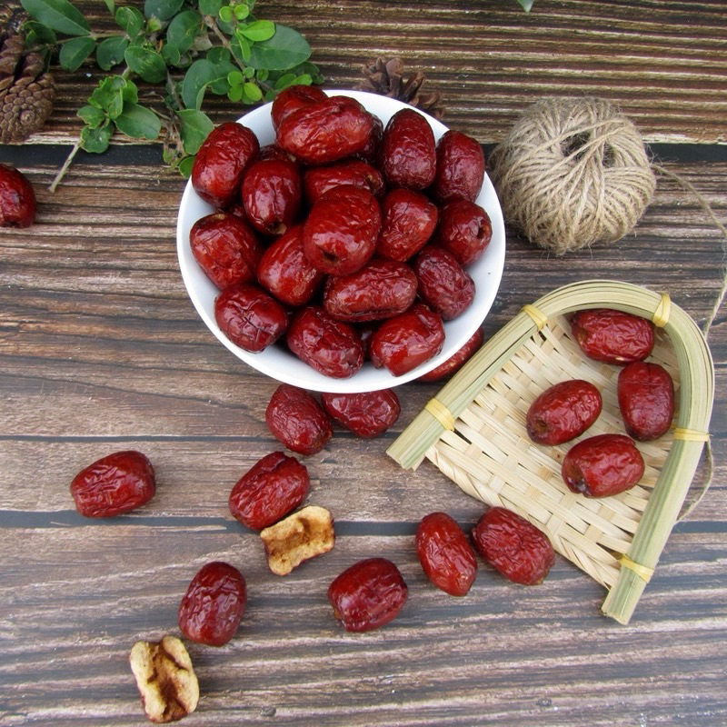 Gói 252gr Táo Đỏ Tân Cương Sấy Giòn Không Hạt Hút Chân Không