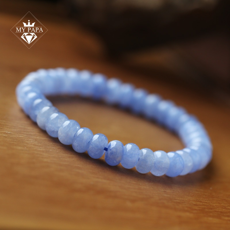 Ảnh Vòng Tay Đá Quartzite Blue Dream Pakistan MYPAPA 1