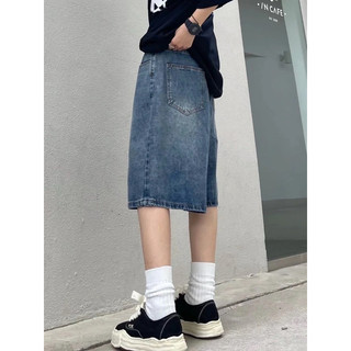 Quần Short Jeans Nam Nữ, Quần Đùi Ống Rộng Thời Trang Unisex