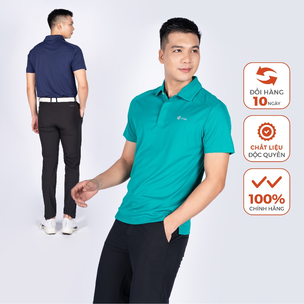 Ảnh Áo Polo Thể Thao Nam Livan Sport Co Giãn Thoáng Khí 1