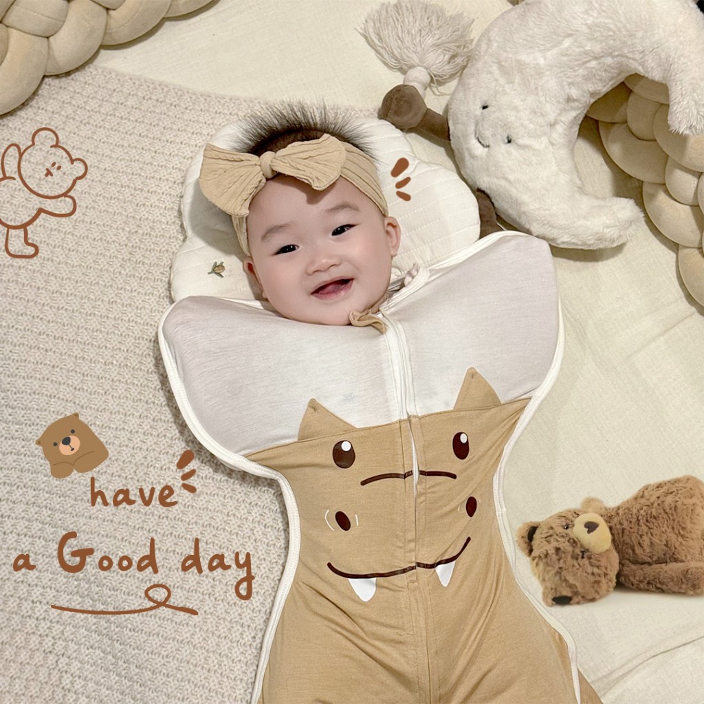 Nhộng Modal Cho Bé Từ 0-9 Tháng Giúp Bé Ngủ Ngon Sâu Giấc Hơn.