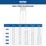 TOP🔥Quần Khaki Việt Tiến Có Ly và Không Ly, Chất liệu 100% COTTON, Có SỌC NHIỄN, đủ size từ Size 29 đến Size 41🍀GIÁ 795K — ảnh 4