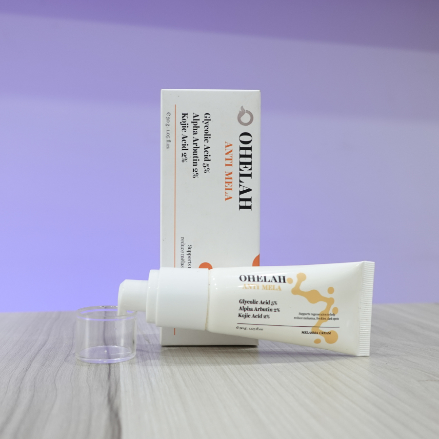 [CHÍNH HÃNG] Kem Nám Ohelah (Anti Mela) 30g -giảm mờ thâm nám, trắng sáng đều màu da