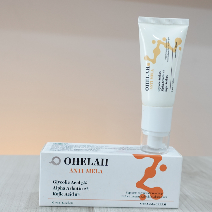 [CHÍNH HÃNG] Kem Nám Ohelah (Anti Mela) 30g -giảm mờ thâm nám, trắng sáng đều màu da