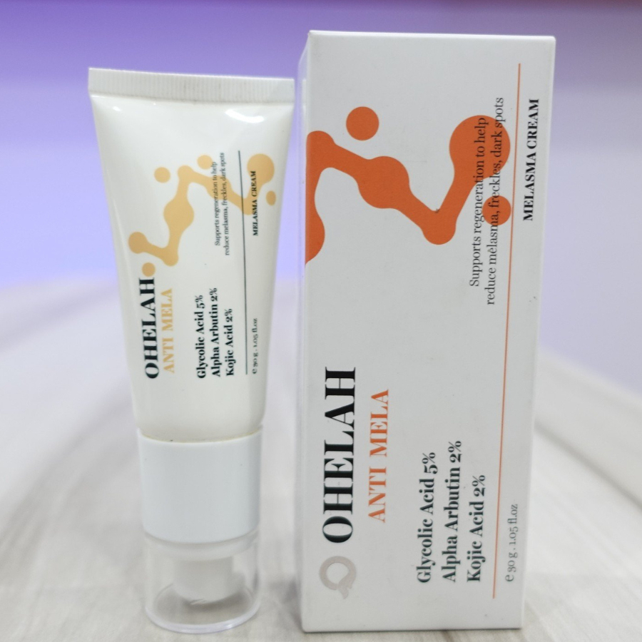 [CHÍNH HÃNG] Kem Nám Ohelah (Anti Mela) 30g -giảm mờ thâm nám, trắng sáng đều màu da