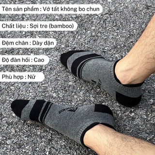 [ Combo 5 Đôi ] Vớ Tất Nam Cổ Ngắn 2 Tai Cotton Men Socks T&T SOCKS - NAM 33.004