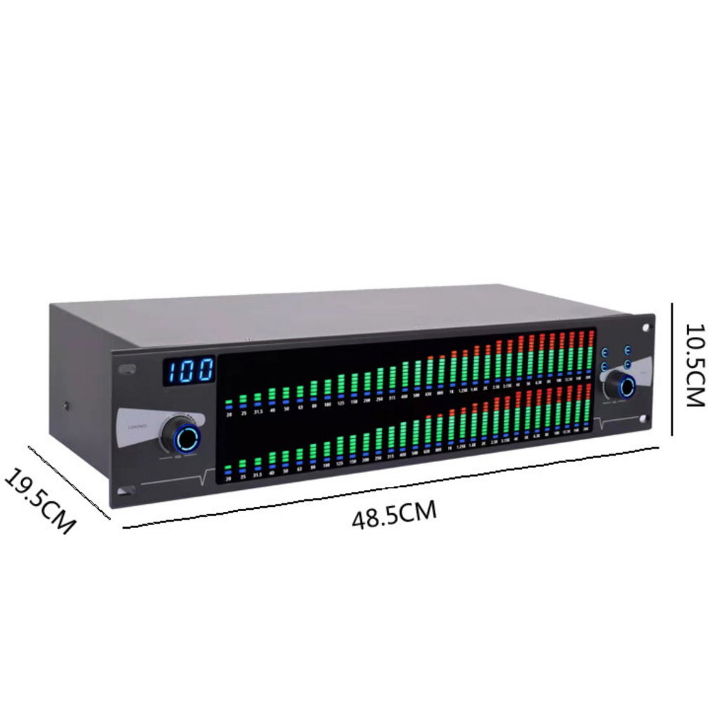 Lọc xì, lọc âm thanh Equalizer 2 tầng đèn nâng tiếng cao cấp Lọc xì, lọc âm thanh Equalizer 2 tầng đèn nâng tiếng cao cấp