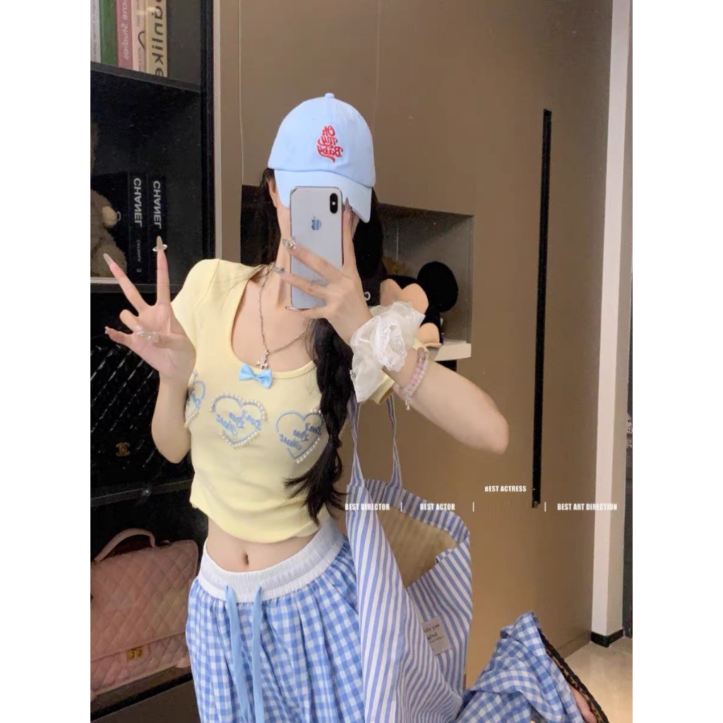 Quần ống rộng caro cạp trắng hót hít . Chất mặc mát. Đủ màu.(cr6)