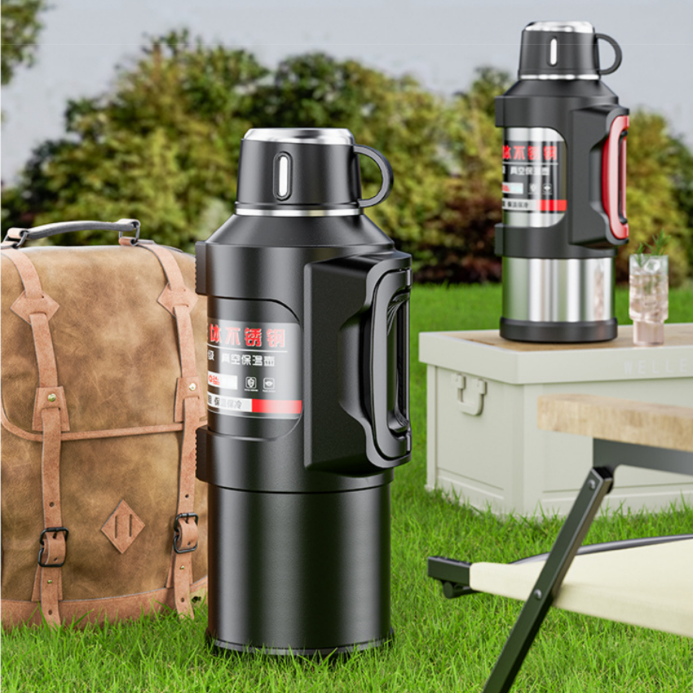 Ảnh Bình Giữ Nhiệt Cao Cấp Dung Tích 3L-2L-1L3 Có Dây Đeo Giữ Lạnh 36 Tiếng - Nóng 24 Tiếng 1