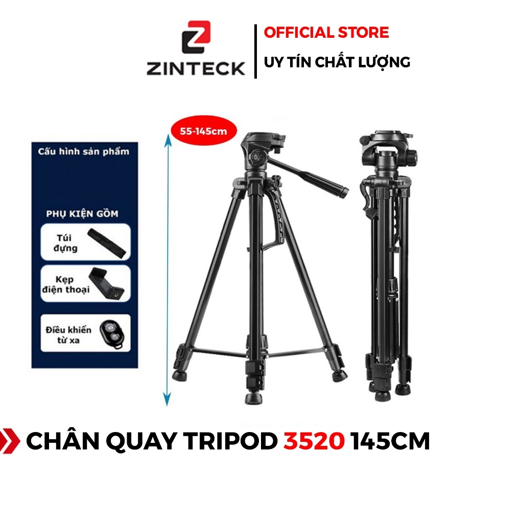 Chân Máy Ảnh Điện Thoại Tripod 3520 - Chân Quay Video Hỗ Trợ Quay 360 ...
