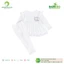 AMI0209 - Bộ Điều Hoà Dài Tay Cho Bé Gái Anminaza Vai Bèo Cánh Tiên Vải Sợi Tre Dệt Tăm