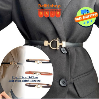 ĐAI VÁY nữ tròn nhỏ 1.4cm - Belt thắt áo nhỏ xinh xắn sang chảnh Hàn Quốc