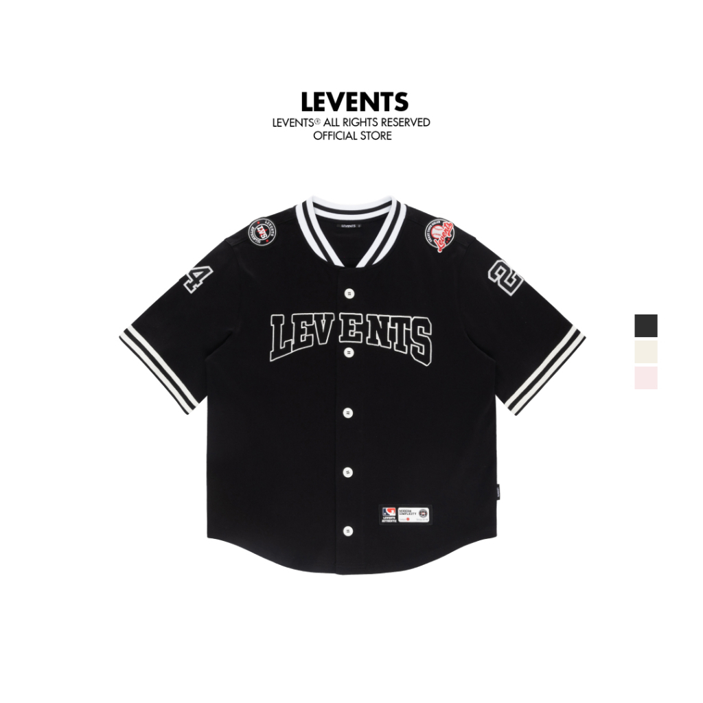 Áo Jersey Levents Baseball 100% Cotton Unisex Oversized | Shopee Việt Nam