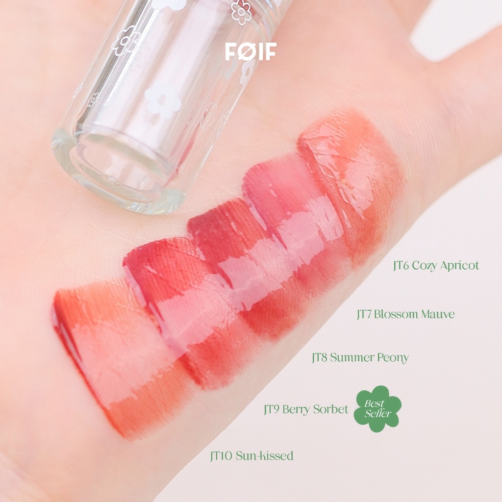 Ảnh Combo 2 Son Tint Bóng FOIF Juicy Fit Tint 3g + Son Kem Lì FOIF Daily Velvet Tint 3g 4