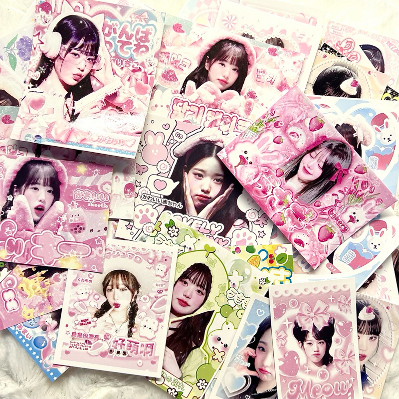 PACK MIX STICKER IVE NHIỀU MẪU, SIZE IN XƯỞNG HÀN (CHỦ YẾU LÀ WONYOUNG ...