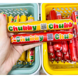 xúc xích siêu to 90gr/cái sẵn 2 vị combo 3 cái