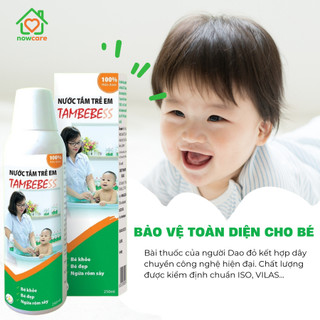 Nước tắm thảo mộc dành cho trẻ em, trẻ sơ sinh TAMBEBESS chai 250ml