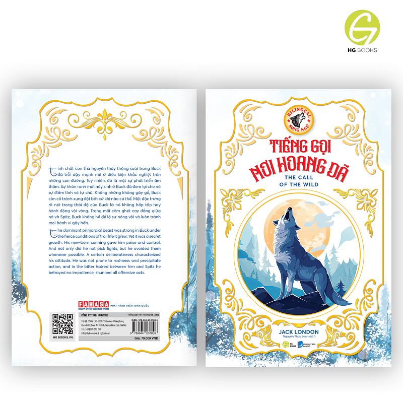 Ảnh Sách song ngữ kinh điển Tiếng Gọi Nơi Hoang Dã có note từ vựng tặng kèm file nghe HG Books 3