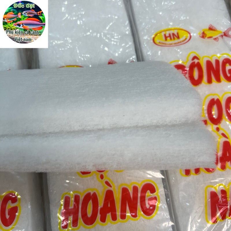 Bông lọc nước Hoàng Nam cho bể cá cảnh thủy sinh loại tốt74x14x2cm 6