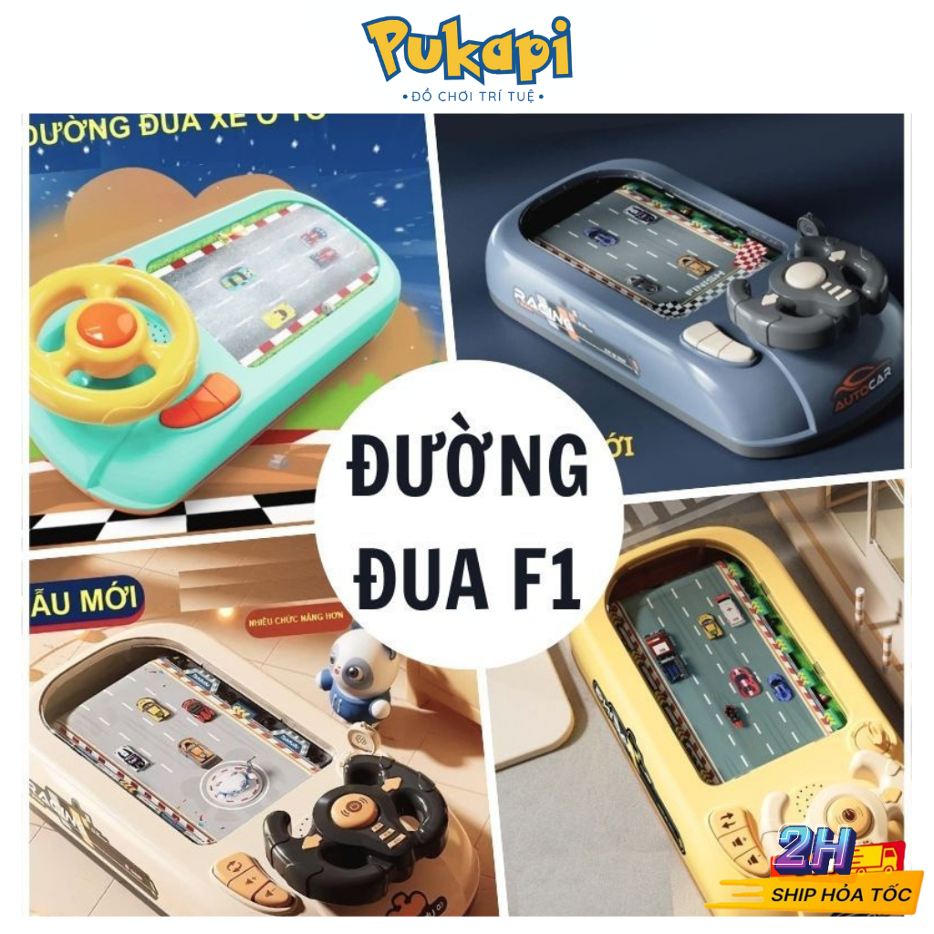 Đồ Chơi Đường Đua Xe Ôtô Chuyển động Có Âm Thanh Đồ Chơi Ôtô Cho Bé Quà Tặng Cho Bé - Đồ Chơi Cho Bé PUKAPI