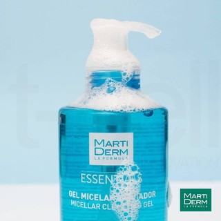 Gel rửa mặt martiderm essentials micellar cleansing gel 200ml