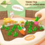 Đồ Chơi Nông Trại Nhổ Cà Rốt BỐ KHỦNG LONG Đồ Chơi Montessori Thu Hoạch Trang Trại Nông Trại Phân Biệt Màu Sắc