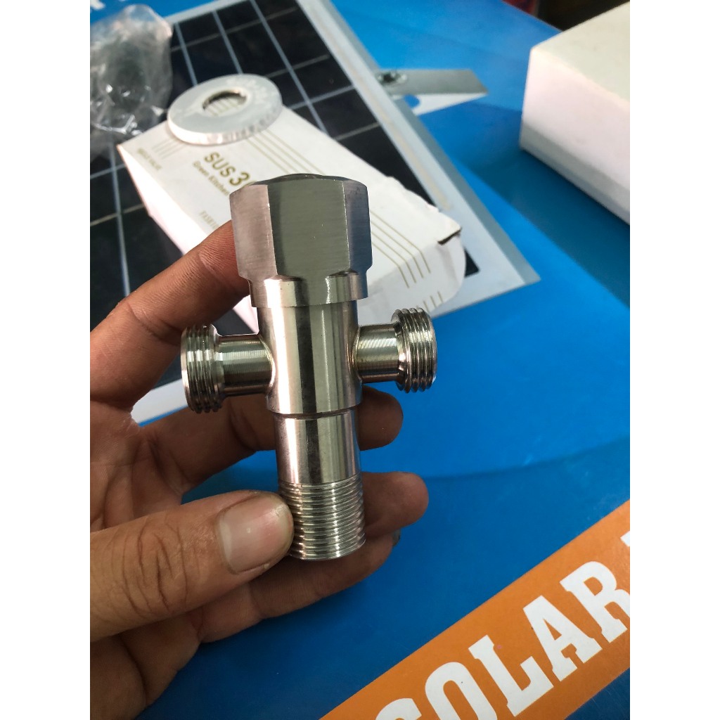 Van tê chia nước có khóa, Van tê inox 304, T cầu SUS 304 | Shopee Việt Nam
