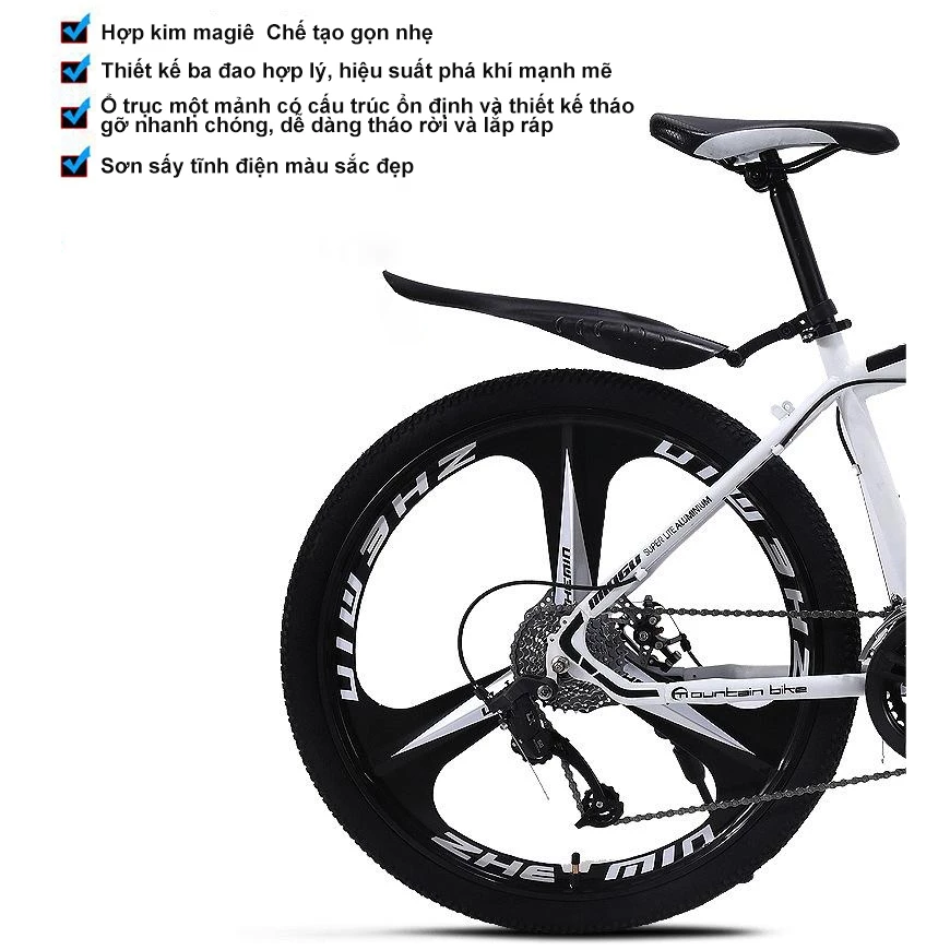 Xe đạp địa hình 26inch 21 tốc độ có thể chuyển đổi xe đạp người lớn