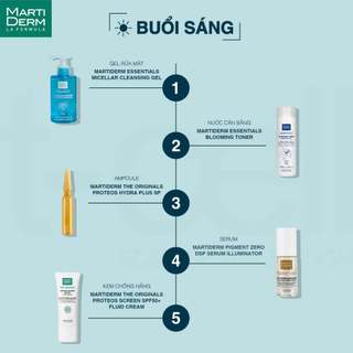Tinh chất làm sáng da, mờ thâm martiderm pigment zero dsp serum illuminator (30ml)