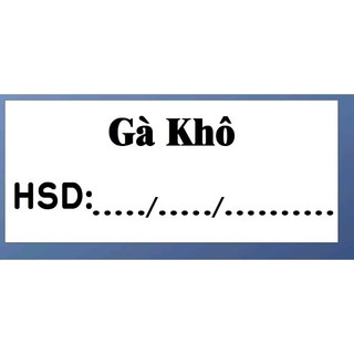 1000 Tem in theo yêu cầu Ngày sản xuất Hạn sử dụng Nhãn dán có keo 35x15mm