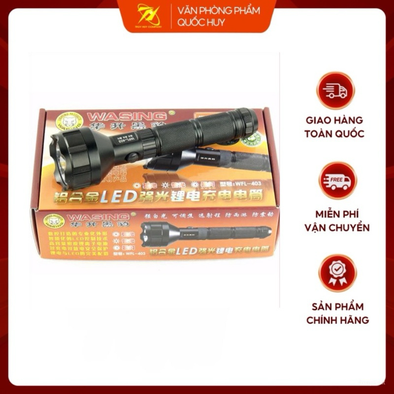 ĐÈN PIN SIÊU SÁNG WASING 403 - VPP QUỐC HUY