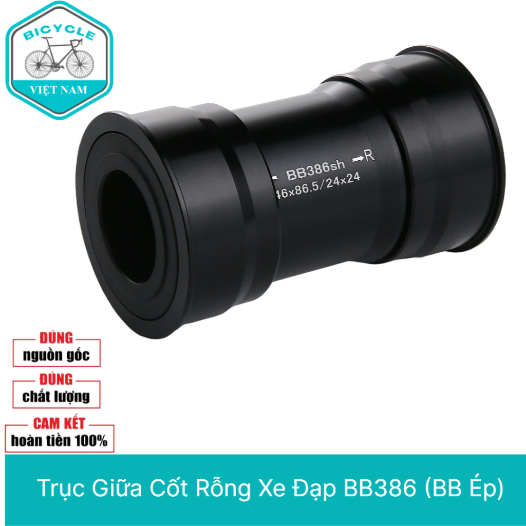 Trục Giữa Cốt Rỗng Xe Đạp BB386 (BB Ép) | Shopee Việt Nam