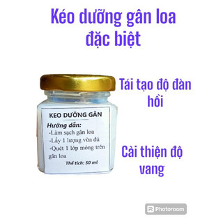 Combo keo dưỡng màng loa, dưỡng gân loa loại đặc biệt dung tích 50ml tặng kèm chổi cọ