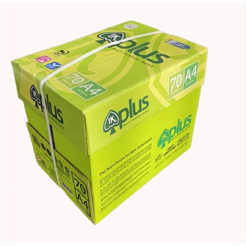 GIẤY IN A4 IK PLUS ĐL70, 1GRAM 500 TỜ -VPP QUỐC HUY