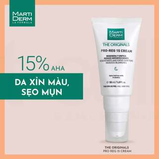 Kem dưỡng đêm tái tạo da 15% AHA - MartiDerm The Originals Pro Reg 15 Cream (50ml)