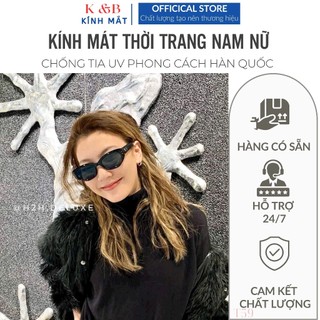 Giảm 50% - Kính Mát Nam Nữ Cao Cấp Phong Cách Hàn Quốc Chống Ánh Sáng Xanh Hot Hot 2024 -T59