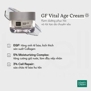 Kem Dưỡng Phục Hồi Chống Lão Hóa MartiDerm Platinum GF Vital Age Cream normal/mixed Skin (50ml)