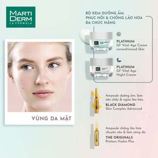 Kem Dưỡng Phục Hồi Chống Lão Hóa MartiDerm Platinum GF Vital Age Cream normal/mixed Skin (50ml)