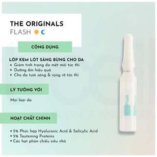 Martiderm the originals flash ampoule dưỡng ẩm, làm sáng da & giảm mệt mỏi tức thì (hộp 5 ống)