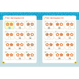 Sách-Rèn Kĩ Nặng Cộng Trừ Trong Phạm Vi 20 Giúp Con 4-6 Tuổi Tính Toán Nhanh