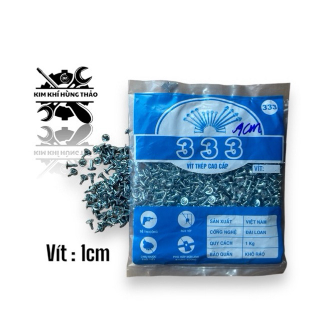 1KG Vít Dù,Vít Cúc Sử Dụng Trên Bề Mặt Inox 304 Sắt Thép, Được Mạ Crom ...