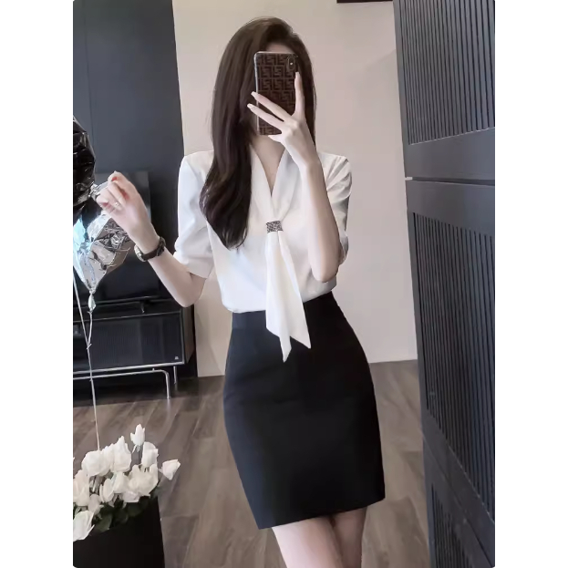 Chân Váy Ngắn Bút Chì Ôm 42cm-SHOPNGOCTRANG19-Chất Liệu Vitex Có Lót Quần-CV22