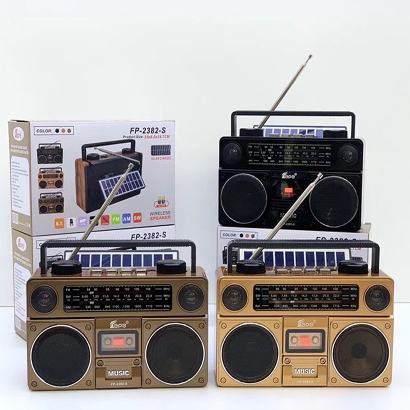 Đài FM Radio FP-2382-S bắt được Bluetooth kết nối USB thẻ nhớ full chức ...