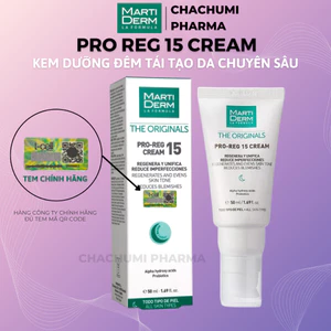 Kem dưỡng đêm tái tạo da 15% AHA - MartiDerm The Originals Pro Reg 15 Cream (50ml)