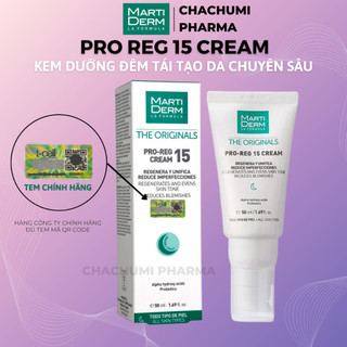 Kem dưỡng đêm tái tạo da 15% AHA - MartiDerm The Originals Pro Reg 15 Cream (50ml)