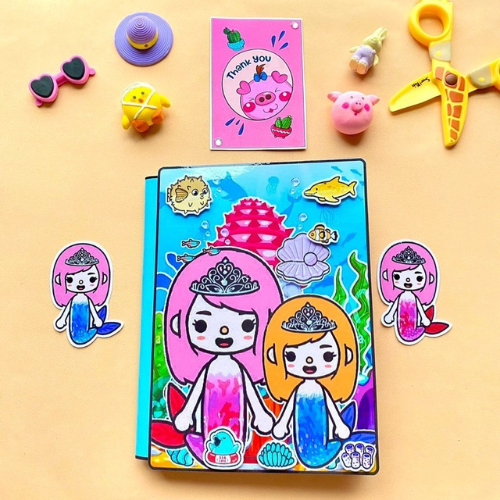 Toca Life World Bộ Sách Giấy Toca Boca DIY Yên Tĩnh Cho Nhà Búp Bê búp bê giấy ngôi nhà búp bê nhà búp bê giấy tocaboca2