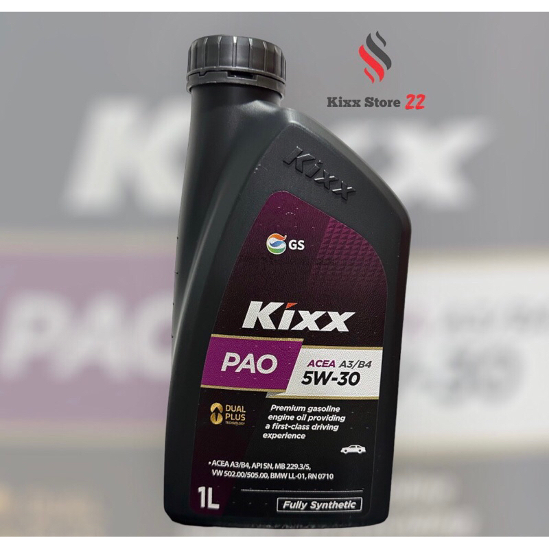 Kixx PAO A3/B4 5W30 (1L) Fully Synthetic - Dầu Động Cơ Xăng Cao Cấp ...