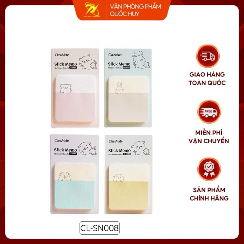 GIẤY GHI CHÚ HÌNH KUTE SẢN PHẨM CỦA CÔNG TY HẢI HÀ . VPP QUỐC HUY