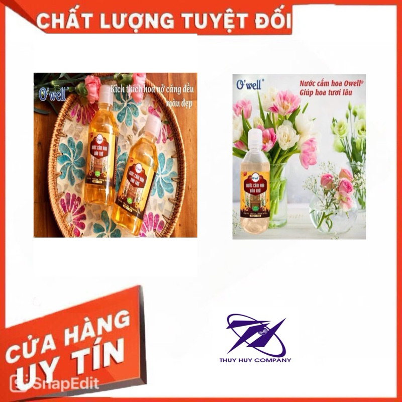 NƯỚC DƯỠNG CẮM HOA O”well 300ML - VPP QUỐC HUY