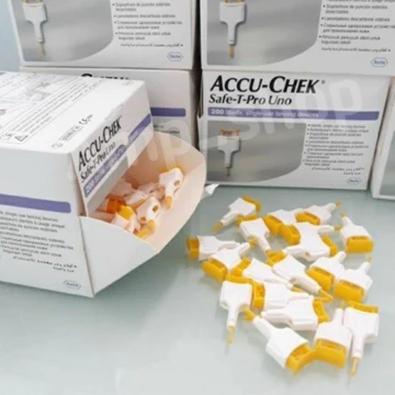 Kim lấy máu UNO lấy máu không đau thương hiệu Accu-Chek